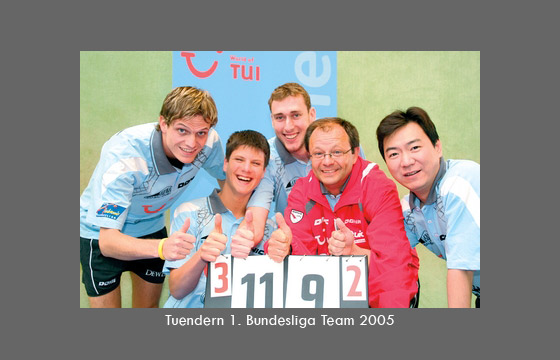 Coach Stefan Feth on the Bundesliga Team 2005