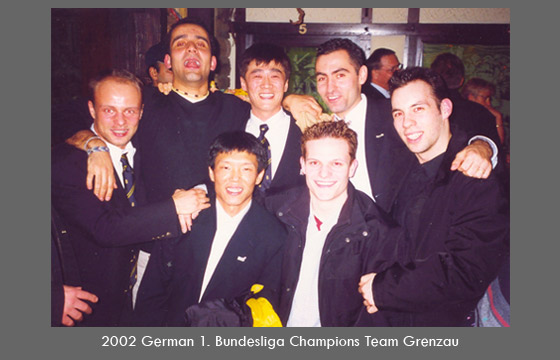 Coach Stefan Feth, part 0f 2002 Bundesliga German Team Champions