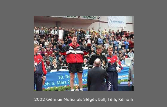 2002 German Nationals: Steger, Boll, Feth & Keinath
