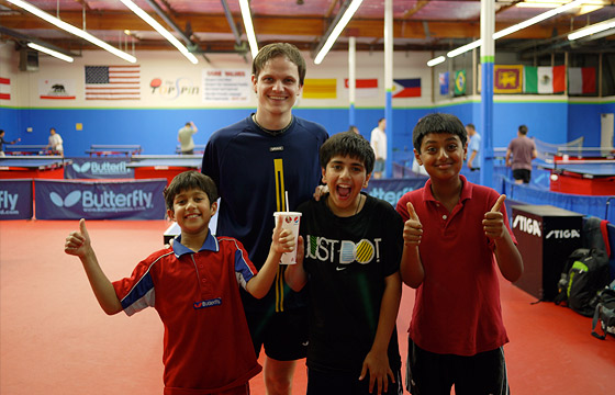 WCTTA Boys with Coach Stefan Feth
