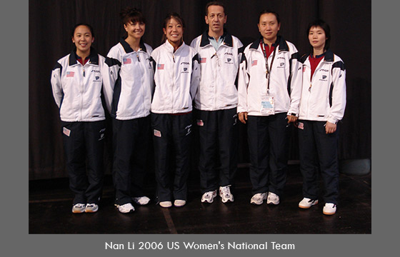 Nan Li - 2006 US Womens National Team Member