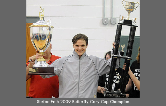 Stefan Feth 2009 Butterfly Cary Cup Champion