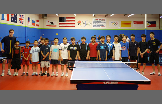 WCTTA Students with Coach Stefan Feth