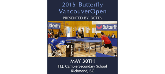 Butterfly Vancouver Open