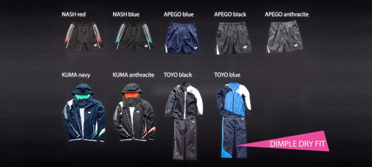 Dimple Dry Fit Apparel Collection