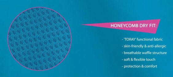 Butterfly Honeycomb Dry Fit Collection of Table Tennis Shirts