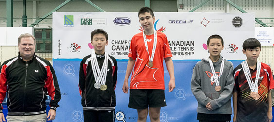 Jacques Bobet Cup goes to Ontario at 2015 Butterfly Canadian Championships