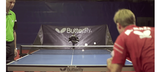 Learn about the Amicus Table Tennis Robot by Butterfly in this video with Michael Maze