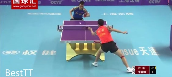 Chinese Super League Amazing Point – Xu Xin vs Zhu Linfeng