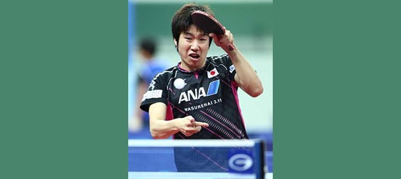 Jun Mizutani is the no,2 seed in the Men’s Singles event in Wels Photo By: An Sungho
