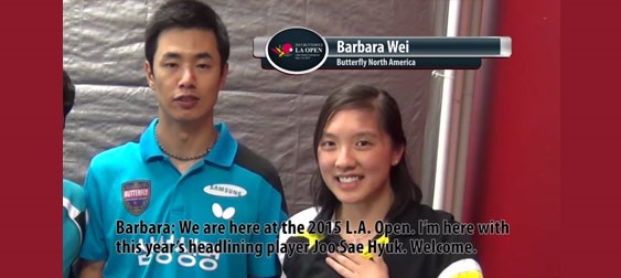 2015 Butterfly LA Open Joo SaeHyuk Interview