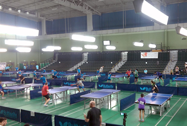 2015 Butterfly LA Open Table Tennis Tournament Day 1 – Saturday September 5th