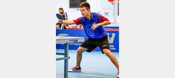 2015 ITTF North American Championships: Victor Liu suffered a surprise first stage defeat but recovered to cause semi-final upset Photo By: Warren Rosenberg Photography