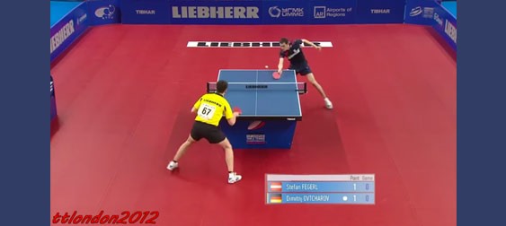 Butterfly table tennis coaching: Brief Tactical Analysis of Fegerl vs Ovtcharov