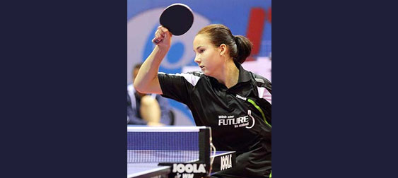 Anastasia Kolish who beat both Crystal Wang and Mariam Alhodaby Photo By: Hisham Makram