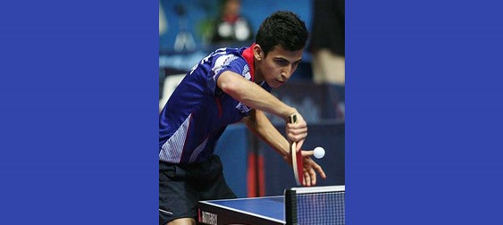 Nous Sommes Unis – World Junior Championships to Take Place as Planned : Can Akkuzu, currently the leading French junior player Photo By: Robert Valai