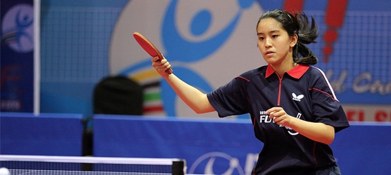 Crystal Wang (photo courtesy of ITTF) USA Athletes of the Month – October