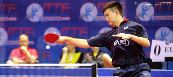 Victor Liu Interview – Photo courtesy of ITTF