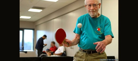 Table tennis player, 93, to be honored: Si Wasserman – Photo Courtesy of Bill Wechter