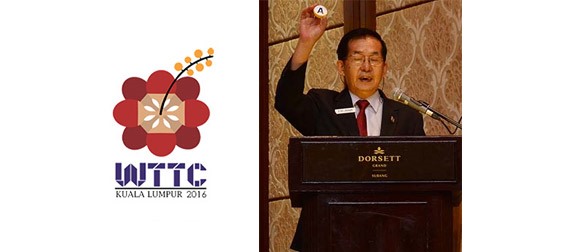 2016 WTTC Draw: Joseph Lau, the Referee, makes the draw at the Subang Grand Dorsett Hotel Photo By: Geetha Lakshmayya