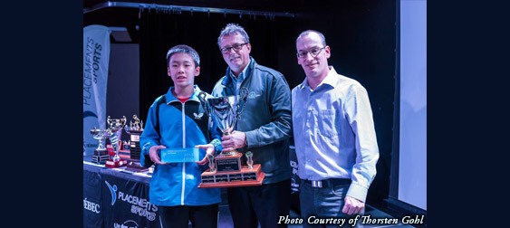 Edward Ly Receives Québec’s Cadet Athlete of the Year Award – Photo by Thorsten Gohl