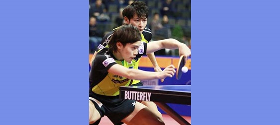 2016 German Open Champions: Masataka Morizono (nearest camera) anf Yuya Oshima – Photo By: Rémy Gros