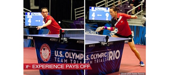 Experience Pays Off At Olympic Table Tennis Trials – Photo courtesy of USA Table Tennis