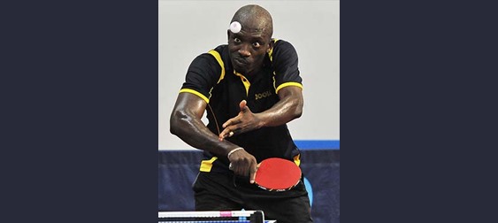 Men’s Singles Champion Segun Toriola – Photo By: Kolade Aremu