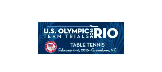 2016 USA Table Tennis Olympic Trials Format, Draw and Results