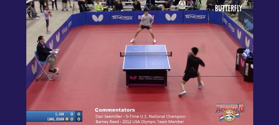 2016 Butterfly Arnold Table Tennis Challenge Open Singles Final