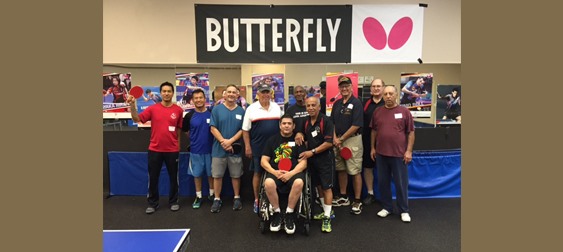 Veterans with Disabilities Table Tennis Camp