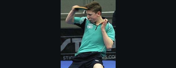 2016 Belgium Junior and Cadet Open: Owen Cathcart – Photo Courtesy of ITTF