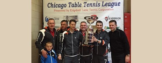 Chicago Table Tennis League: EJ Plumbing Captured The First Ever Edgeball Cup