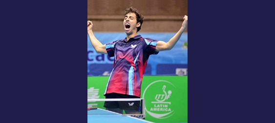 Marcos Madrid – Photo courtesy of ITTF / by: Cristian Larrain