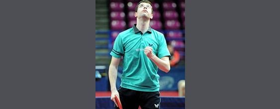 Samuel Novota who beat Alexey Liventsov Photo By: Bogdan Pasek