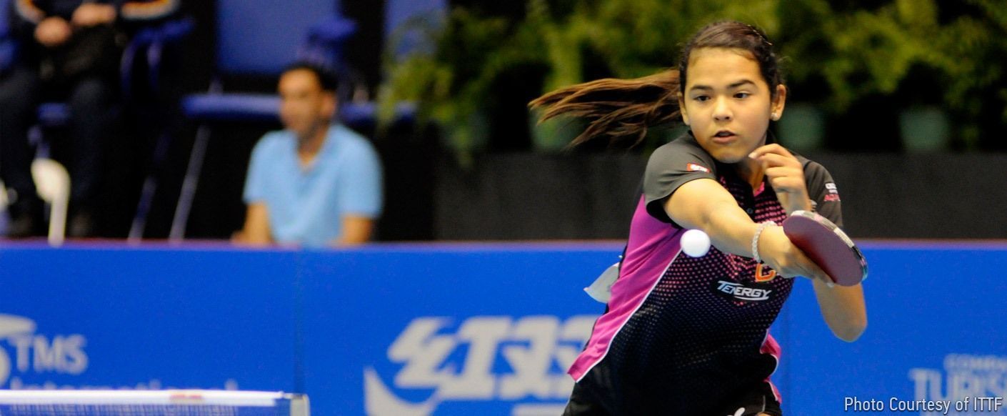 Adriana Diaz, Olympian Before Possible Youth Olympian – Photo courtesy of ITTF