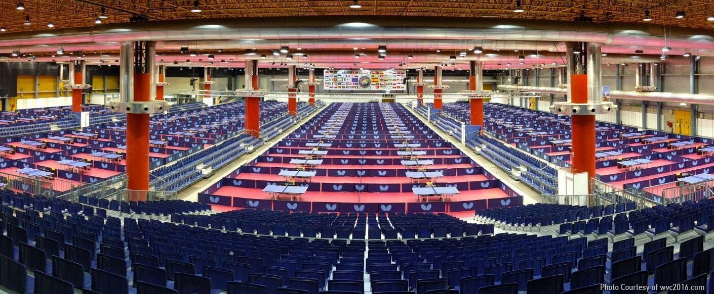 2016 World Veteran Table Tennis Championships – Photo courtesy of WVC2016.com