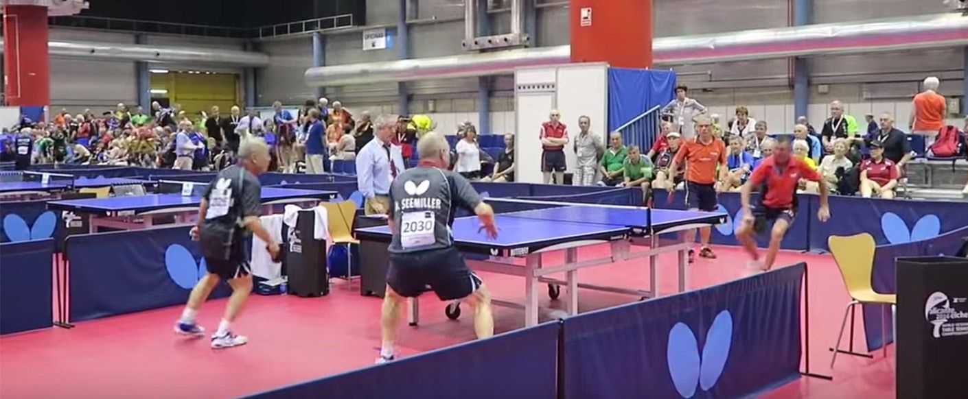 David Sakai & Danny Seemiller Win Quarterfinals at World Vets