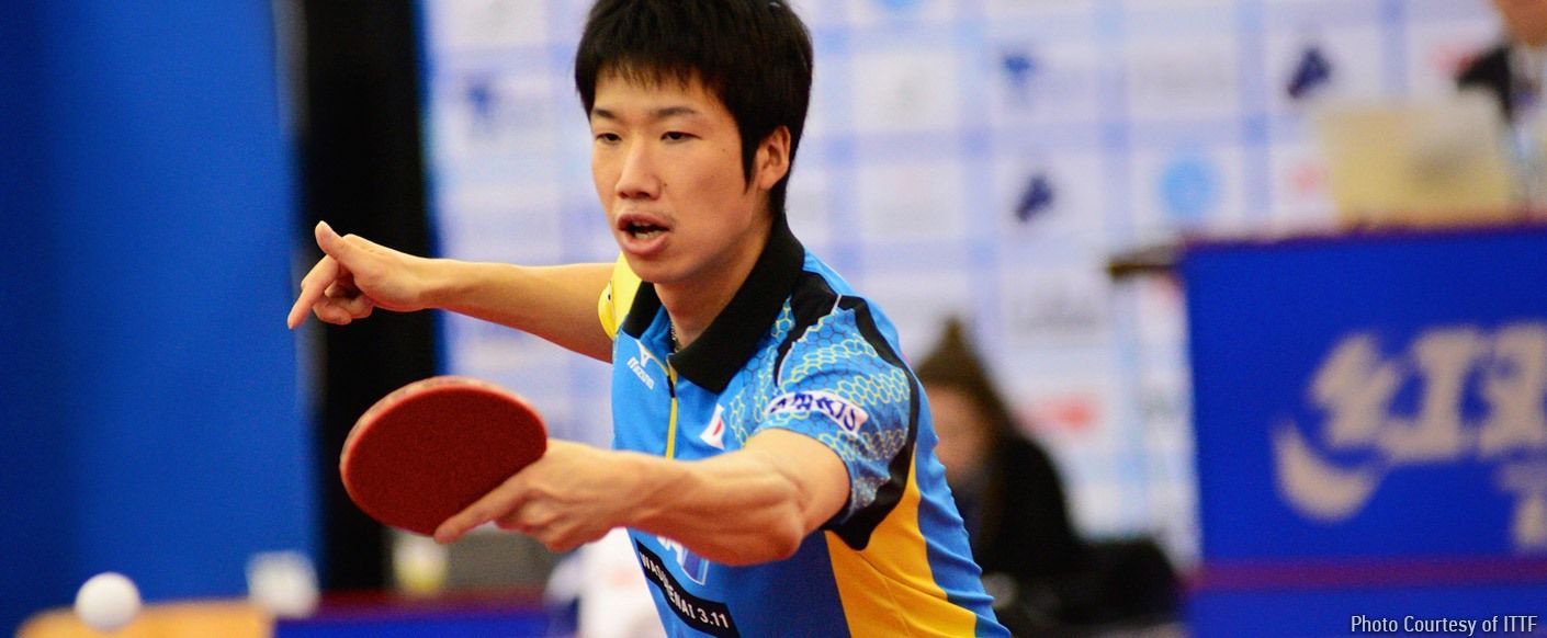 Jun Mizutani, the Men’s Singles winner in Melbourne – Photo courtesy of ITTF / by: Ivy Hla