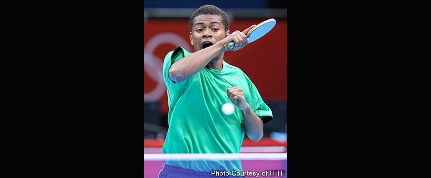 Yoshua Shing in action four years ago in London; in ten days time he will be om duty in Rio – Photo courtesy of ITTF / by: An Sungho