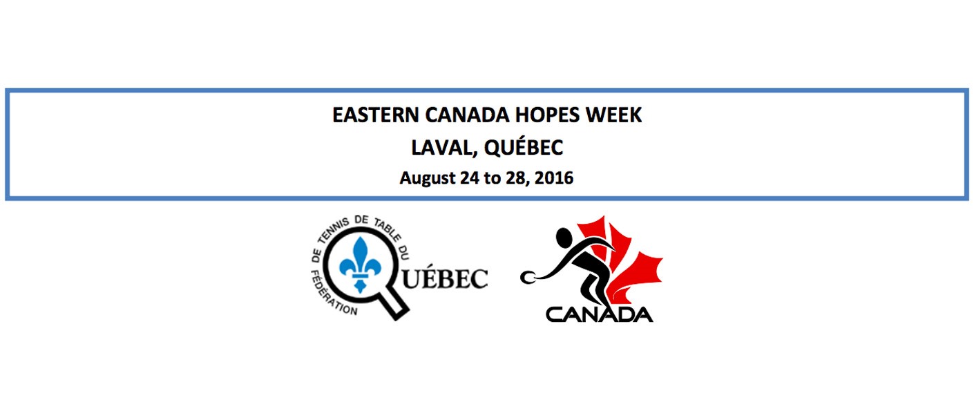 Eastern Canada Hopes Week – Laval, Quebec, August 24-28, 2016