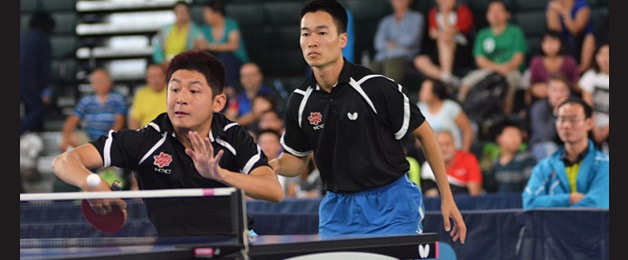 Bob Chen and Tao Wenzhang , 2016 Butterfly LA Open Doubles Champions