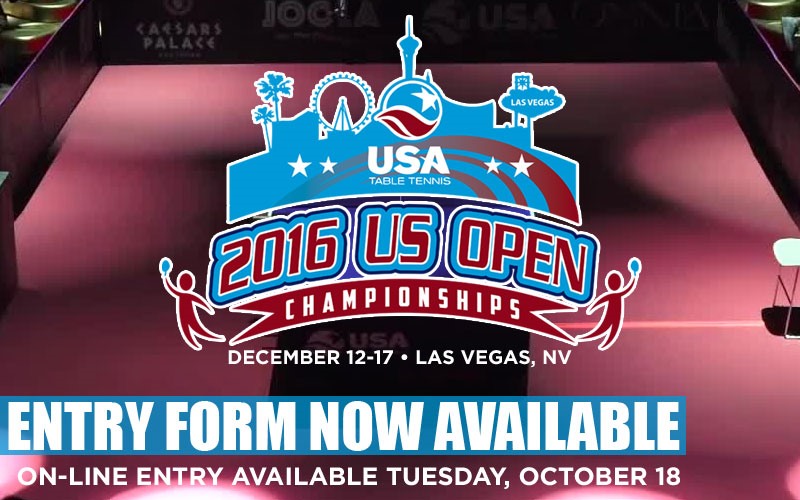 2016 US Open Championships: Invitation open to all nations