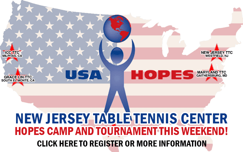 2017 USATT New Jersey Regional Hopes Camp and Trial