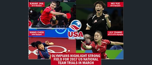 2017 USATT National Team Trials: Articles, Results & Live Stream