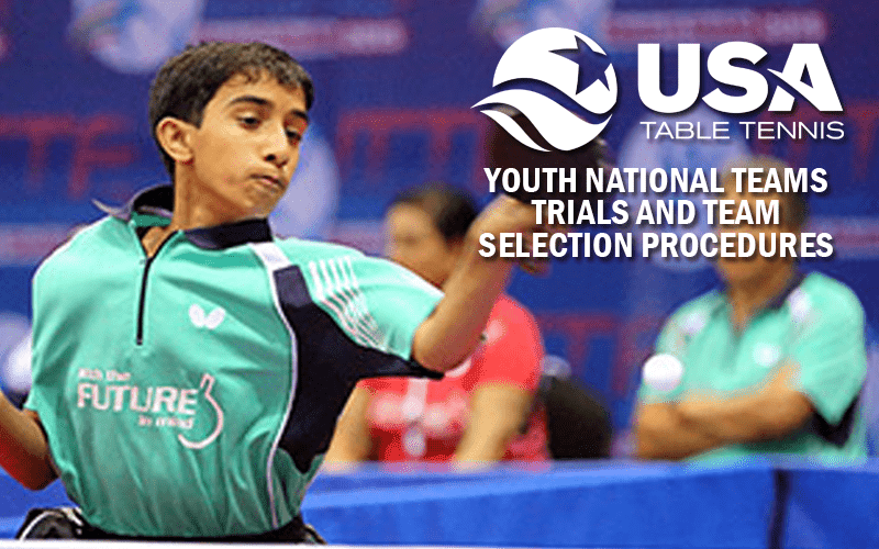 2017-2018 Youth National Team Trials and Selection Procedures