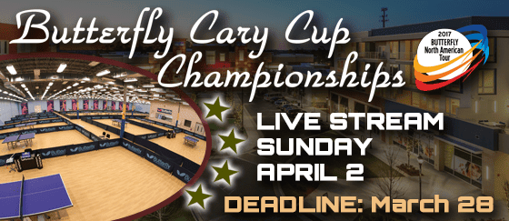 BUTTERFLY CARY CUP – Deadline March 28