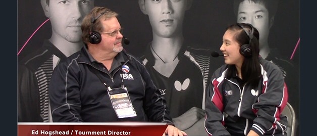 2017 Butterfly Arnold Table Tennis Challenge – Interview With Ed Hogshead