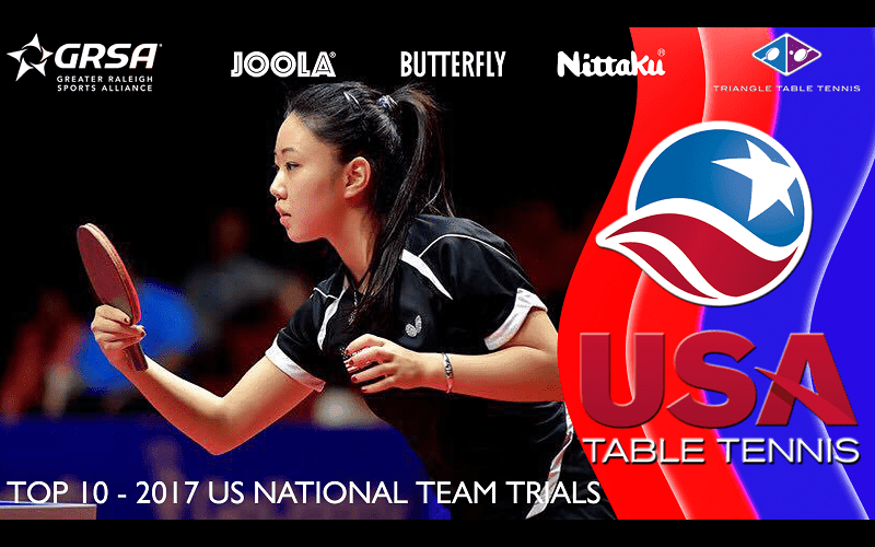 USATT Top 10 – 2017 US National Team Trials