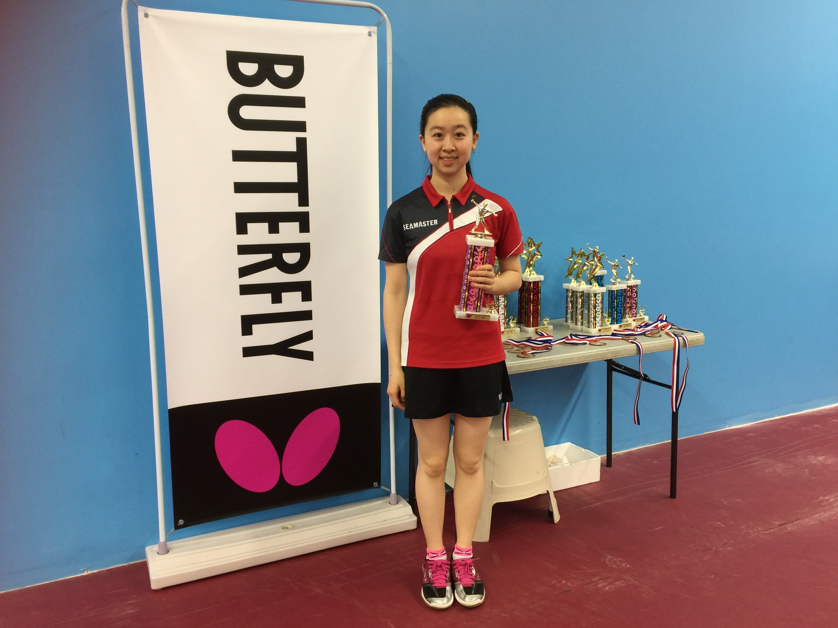 Angela Guan captured California state women’s singles champion
